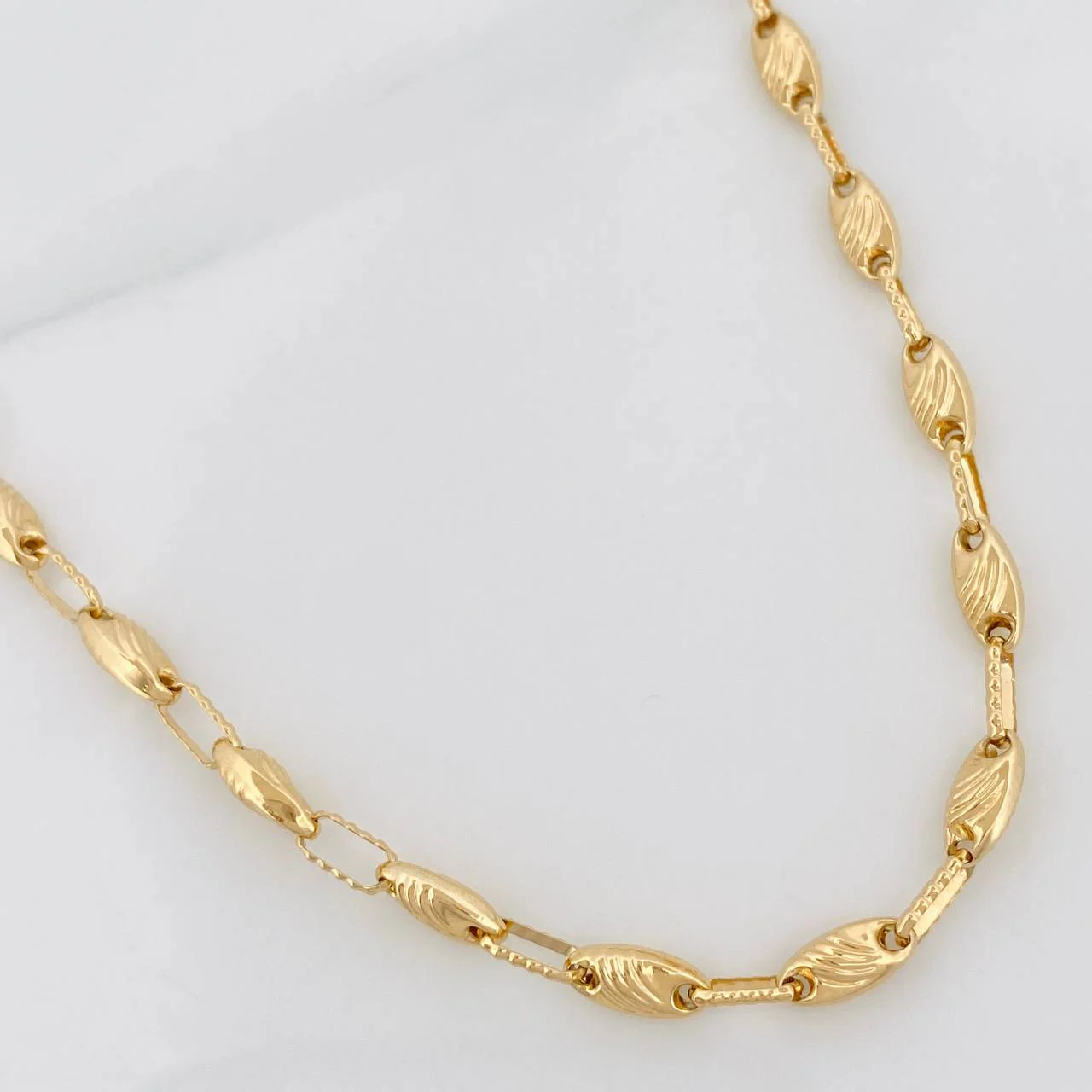 Cadena Rustica GC 10.65g / 62cm / 3.4mm Oro Amarillo 18K - Image 2