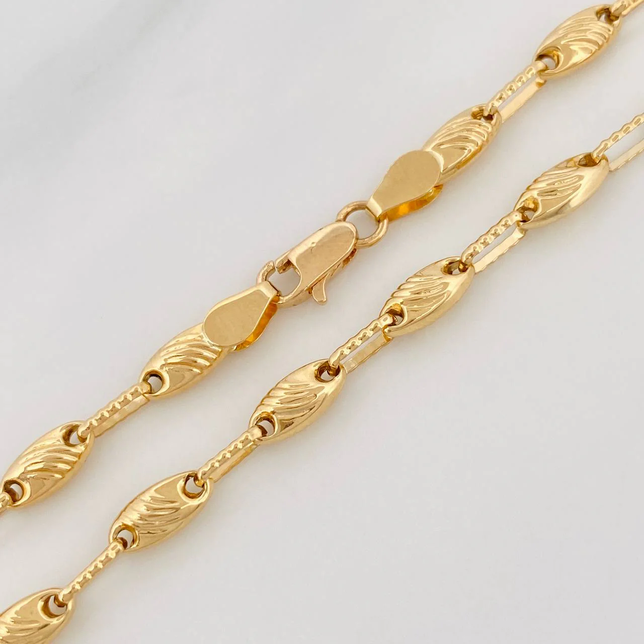 Cadena Rustica GC 10.65g / 62cm / 3.4mm Oro Amarillo 18K - Image 3