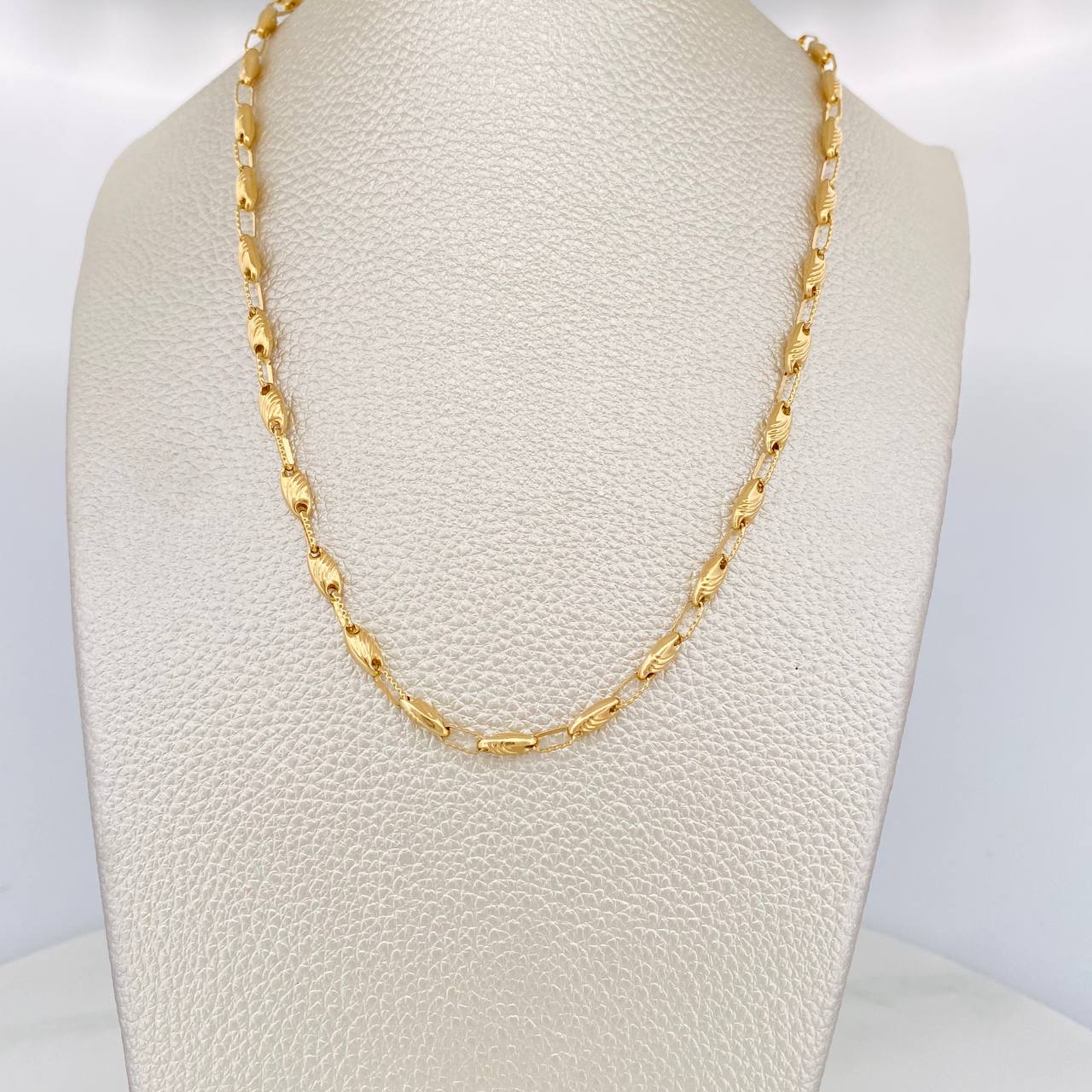 Cadena Rustica GC 10.65g / 62cm / 3.4mm Oro Amarillo 18K - Image 6