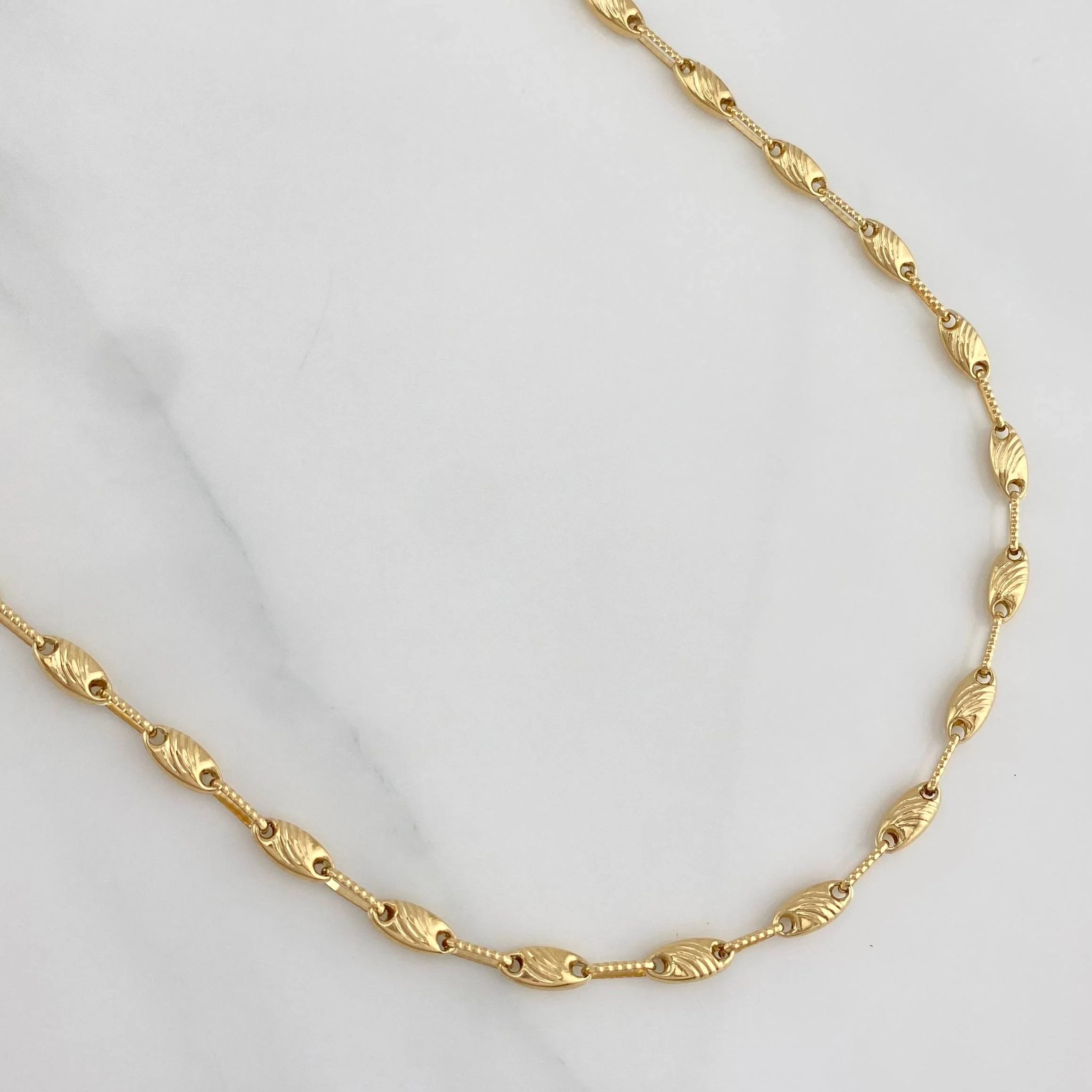 Cadena Rustica Paris 10.45 g / 60 cm / 3.5 mm Oro Amarillo 18K - Image 2
