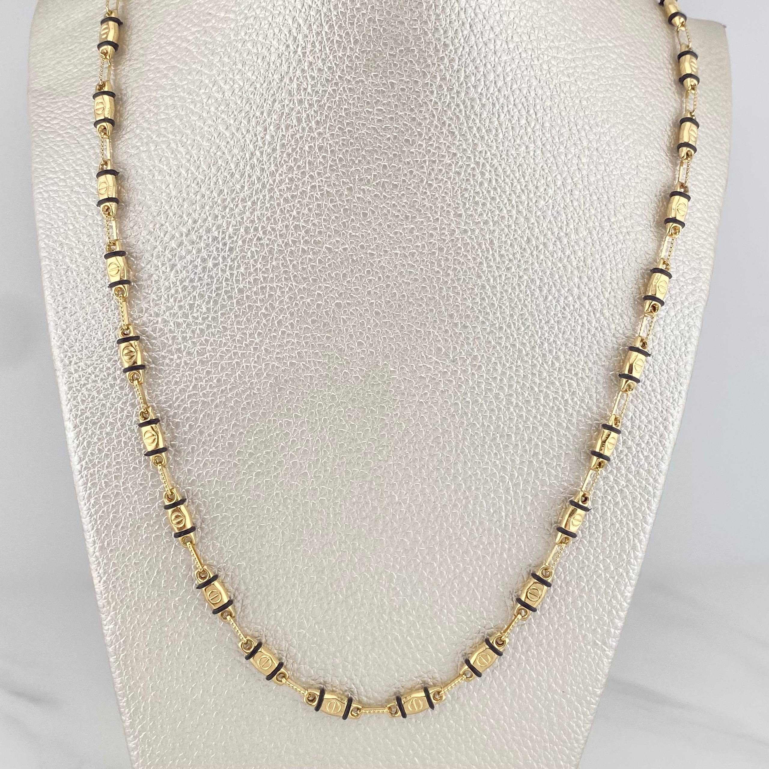 Cadena Rustica Tornillo 12.25 g / 60.5 cm / 1.8 mm Oro Amarillo 18K - Image 5