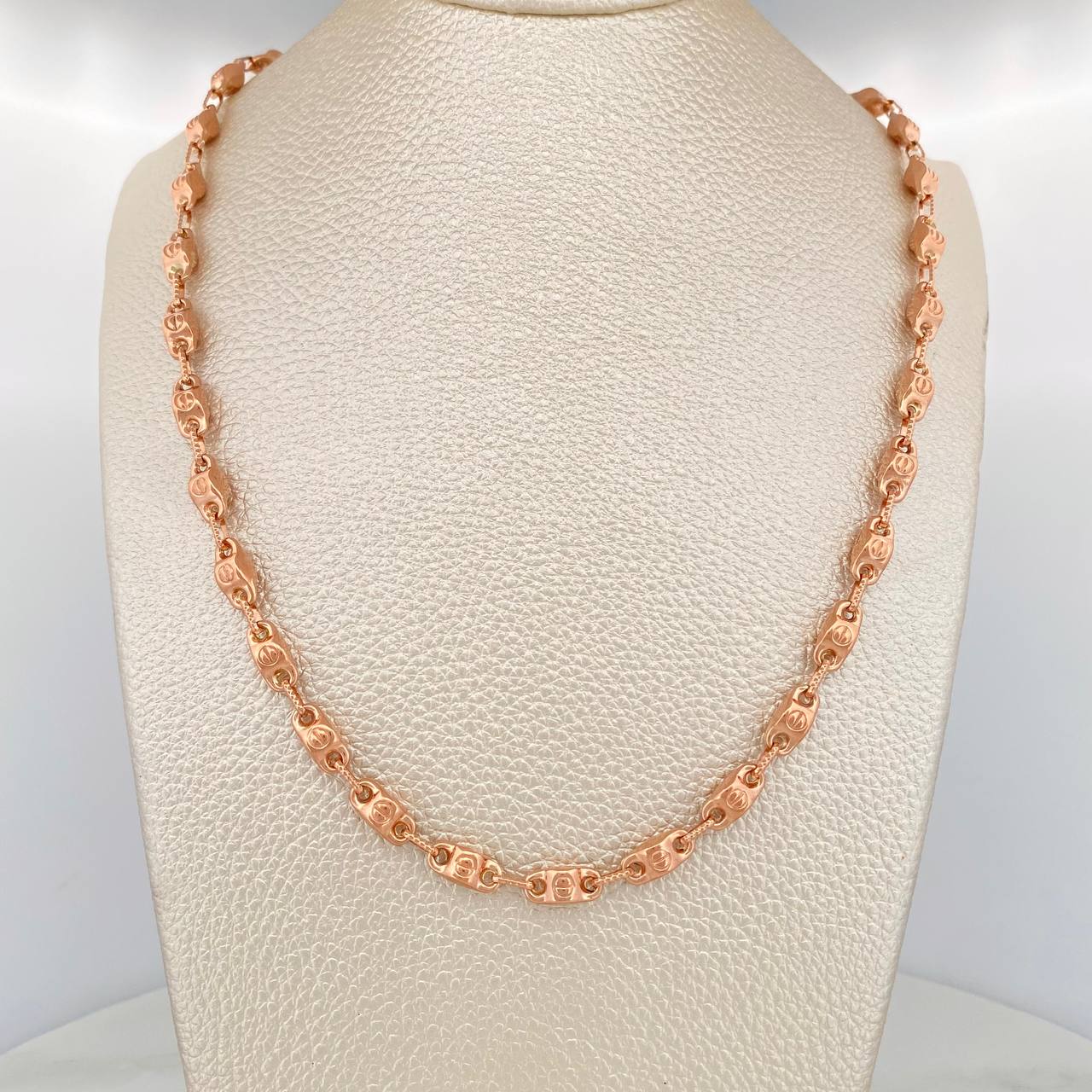Cadena Rustica Tornillo 17.65gr / 72cm / 2.5mm Oro Rosa 18K % - Image 6