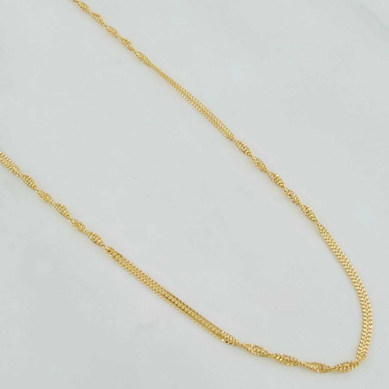 Cadena Sedusa Entorchada 1.65gr / 40.5cm / 1.15mm Oro Amarillo +3 18K &
