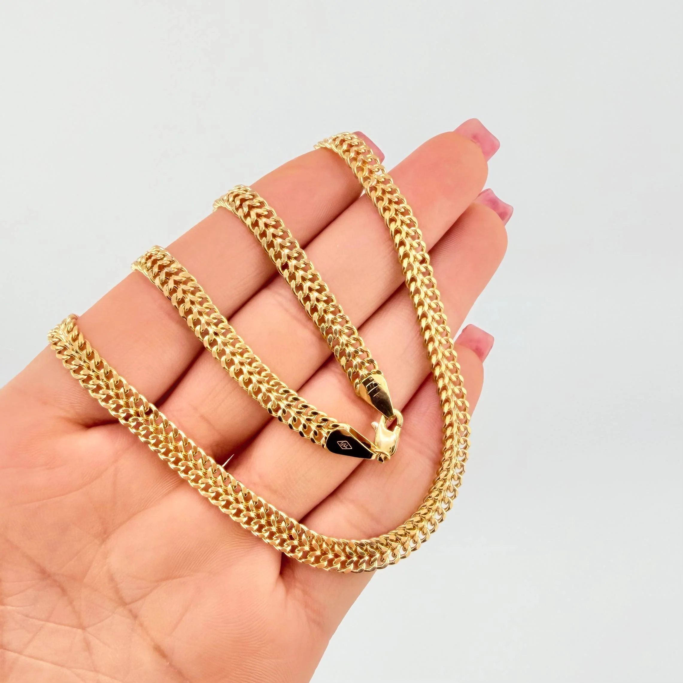 Cadena Sedusa Rectangular 15.15gr / 60cm / 5.8mm Oro Amarillo +3 18K * - Image 4