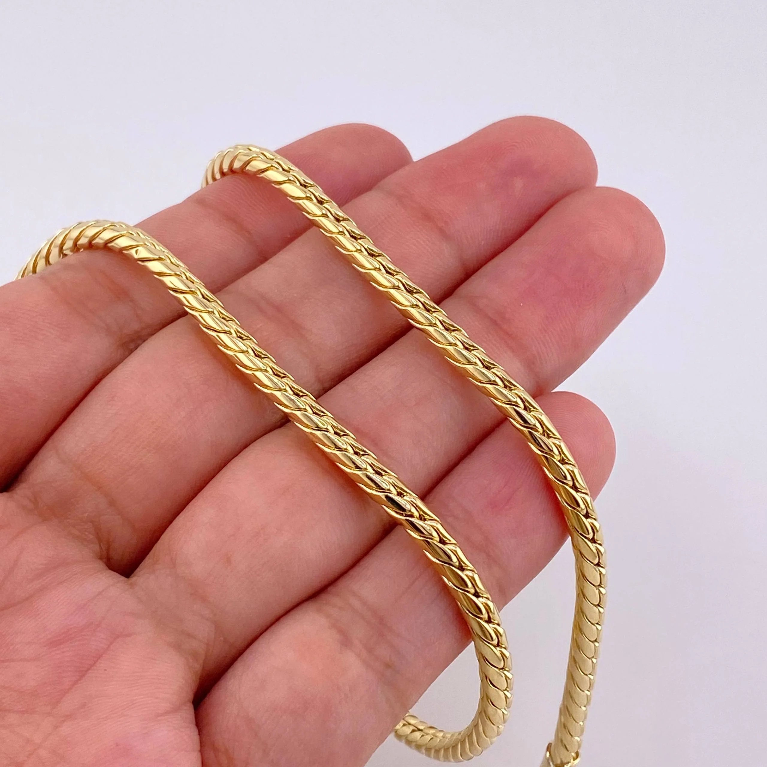 Cadena Serpiente 15 g / 60.5 cm / 3.3 mm Oro Amarillo 18K - Image 5
