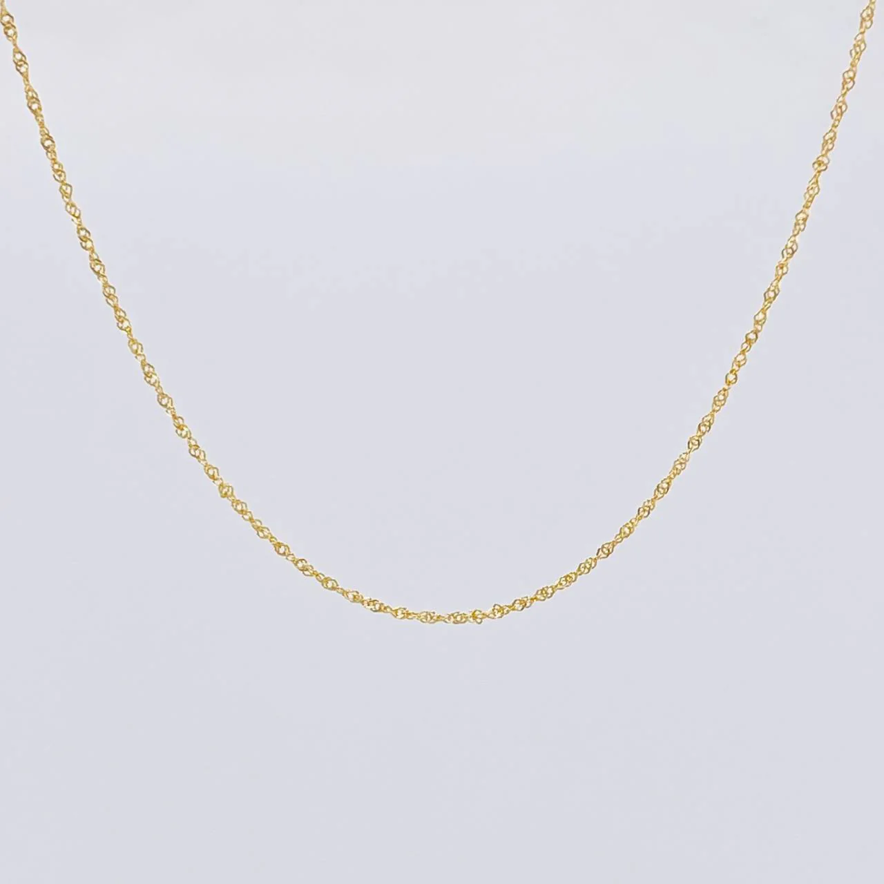 Cadena Singapur 0.9 g / 48.2 cm / 1 mm Oro Amarillo 18K - Image 2