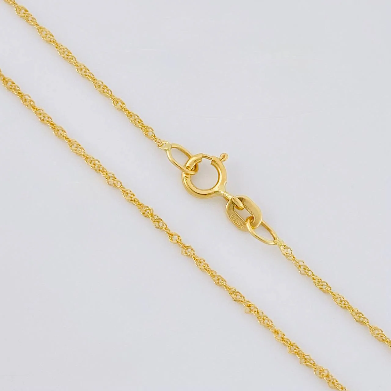 Cadena Singapur 0.9 g / 49.5 cm / 1 mm Oro Amarillo 18K - Image 4