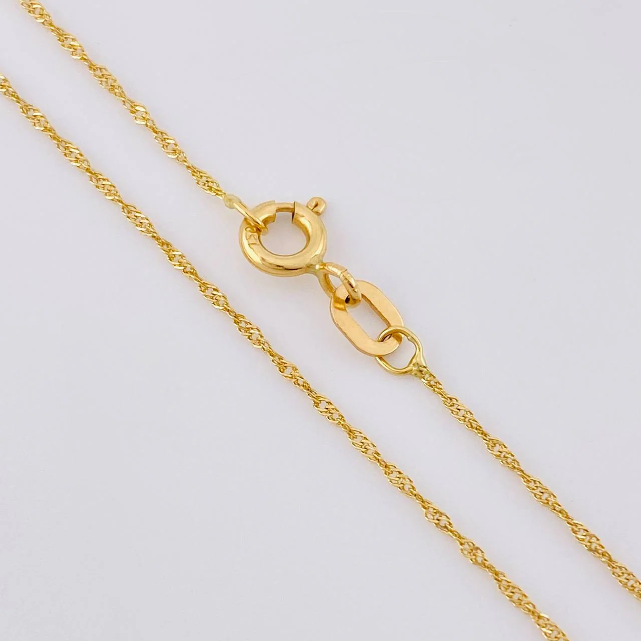 Cadena Singapur 1.45 g / 49.5 cm / 1.2 mm Oro Amarillo 18K - Image 4