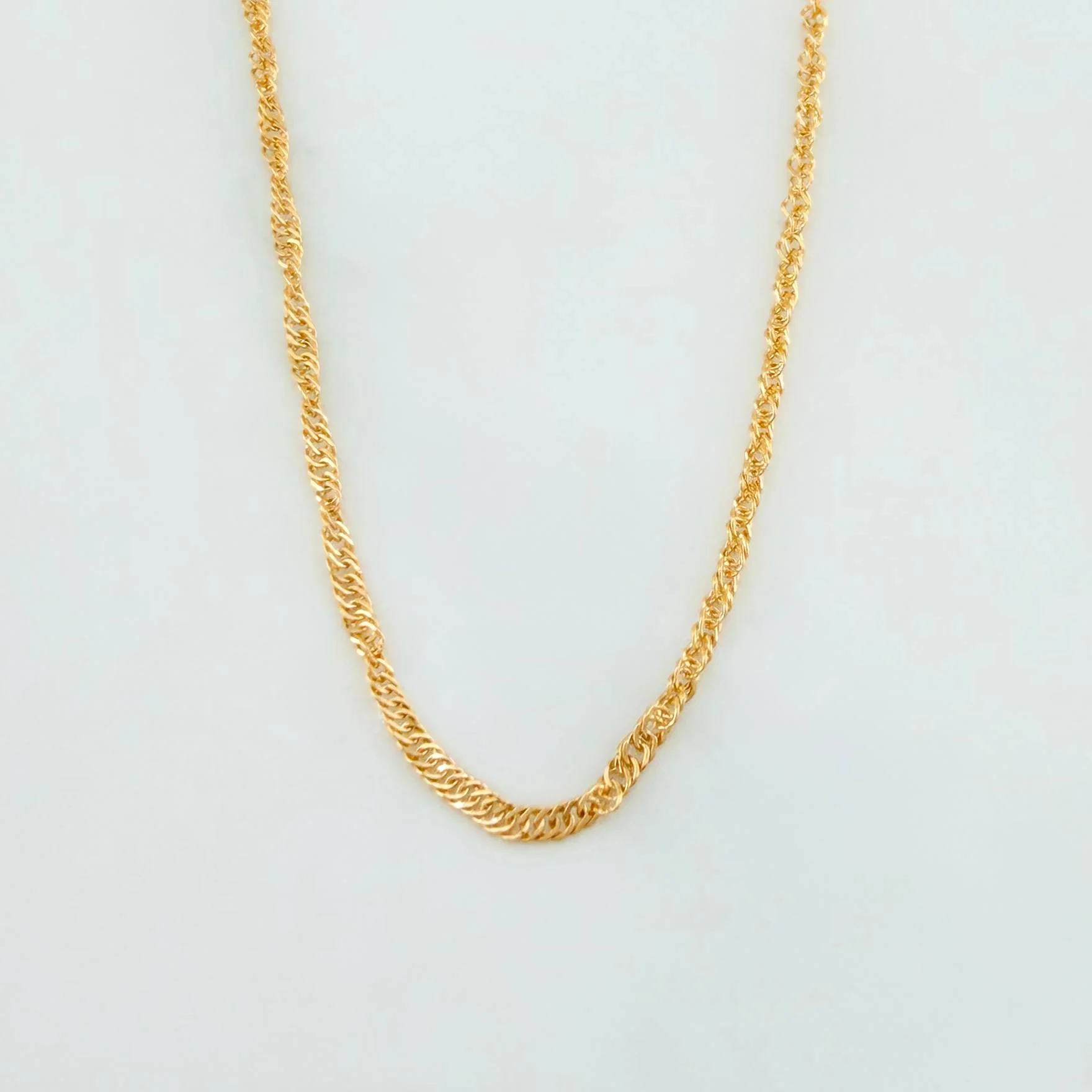 Cadena Singapur 1.45 g / 40 cm / 1.2 mm Oro Amarillo 18K