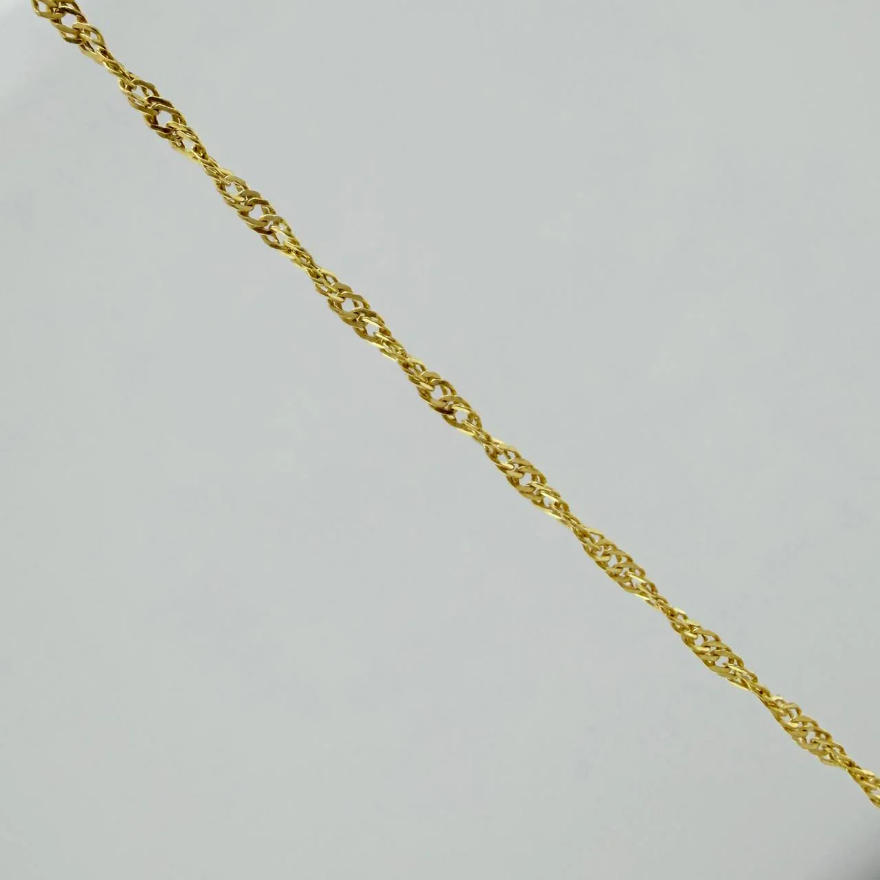 Cadena Singapur 1.55 g / 55 cm / 0.7 mm Oro Amarillo 18K - Image 3