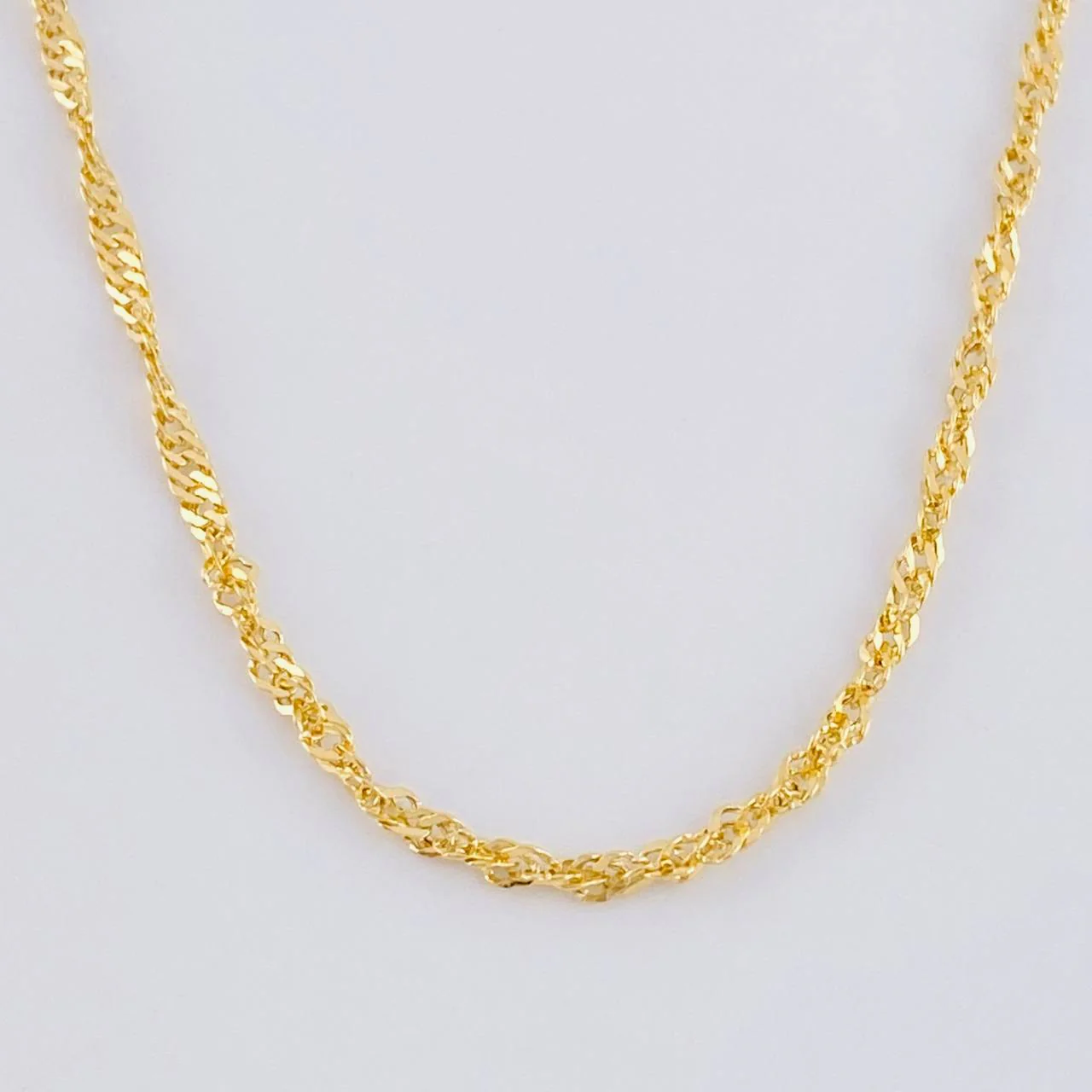Cadena Singapur 1.45 g / 45.2 cm / 1.8 mm Oro Amarillo 18K