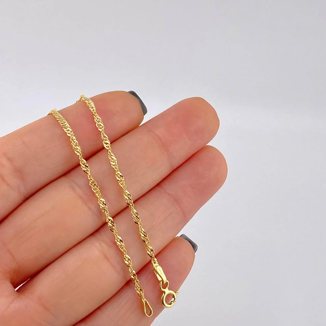 Cadena Singapur 1.65 g / 50 cm / 1.8 mm Oro Amarillo 18K - Image 5