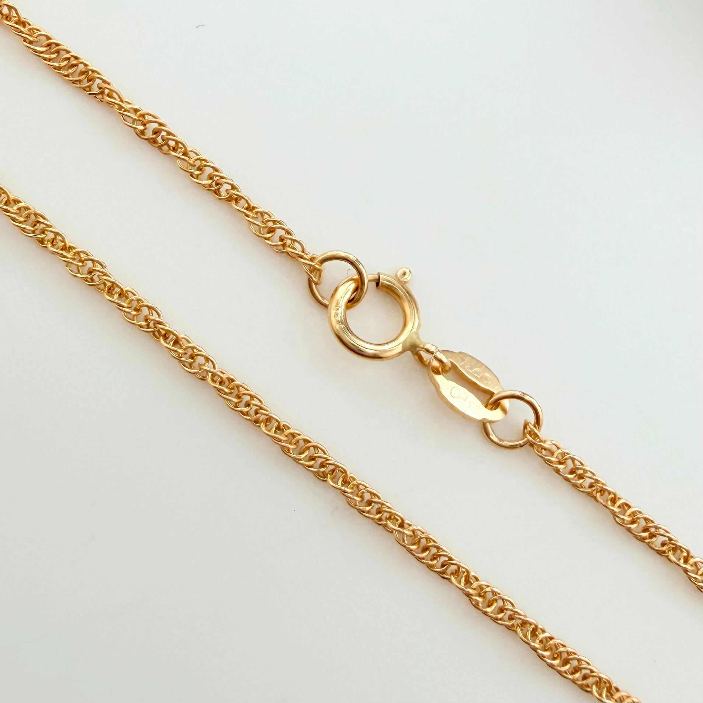 Cadena Singapur 1.75 g / 50 cm / 1.2 mm Oro Amarillo 18K - Image 2