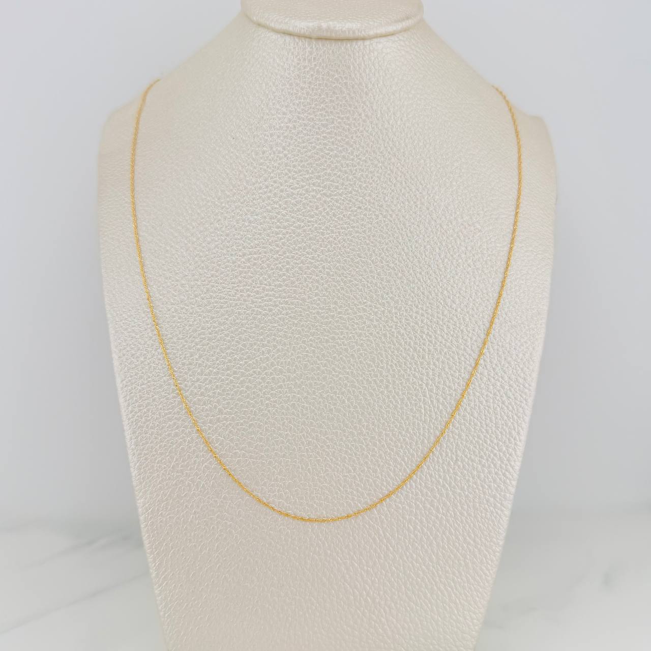 Cadena Singapur 1gr / 44.5cm / 0.5mm Oro Amarillo +3 18K % - Image 6