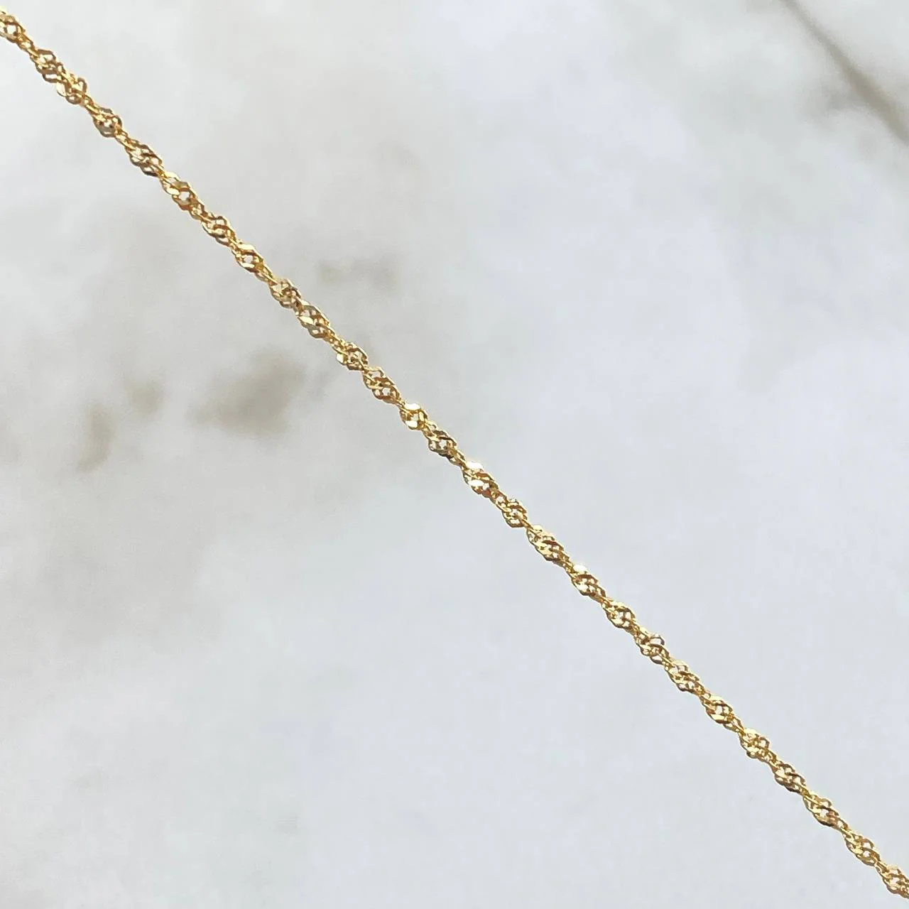 Cadena Singapur 2.45gr / 50cm / Oro Amarillo 18K - Image 3