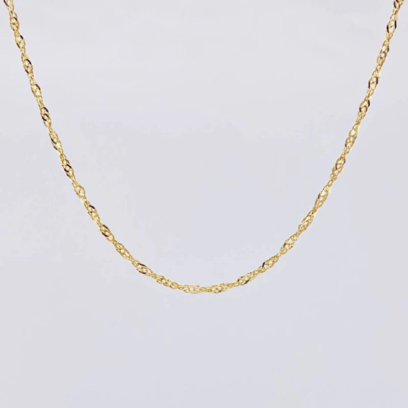 Cadena Singapur 3.45 g / 73.5 cm / 1.45 mm Oro Amarillo 18K - Image 2