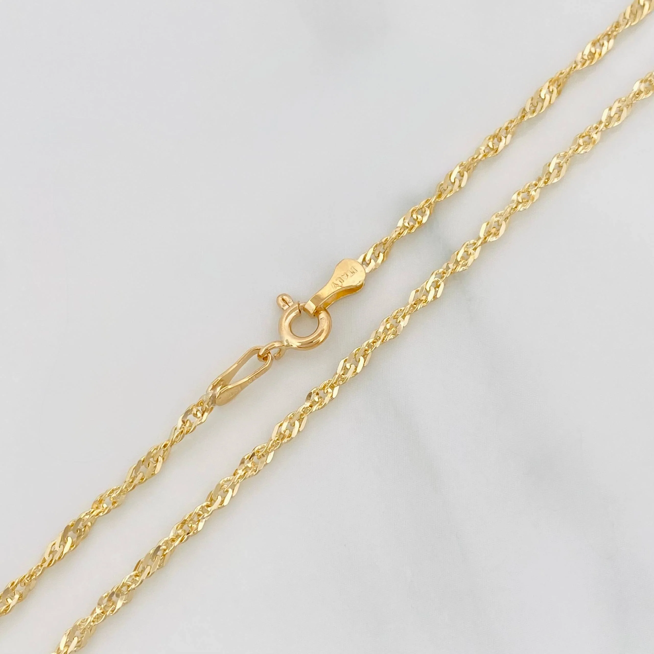 Cadena Singapur 4.65 g / 50 cm / 1.95 mm Oro Amarillo 18K - Image 3