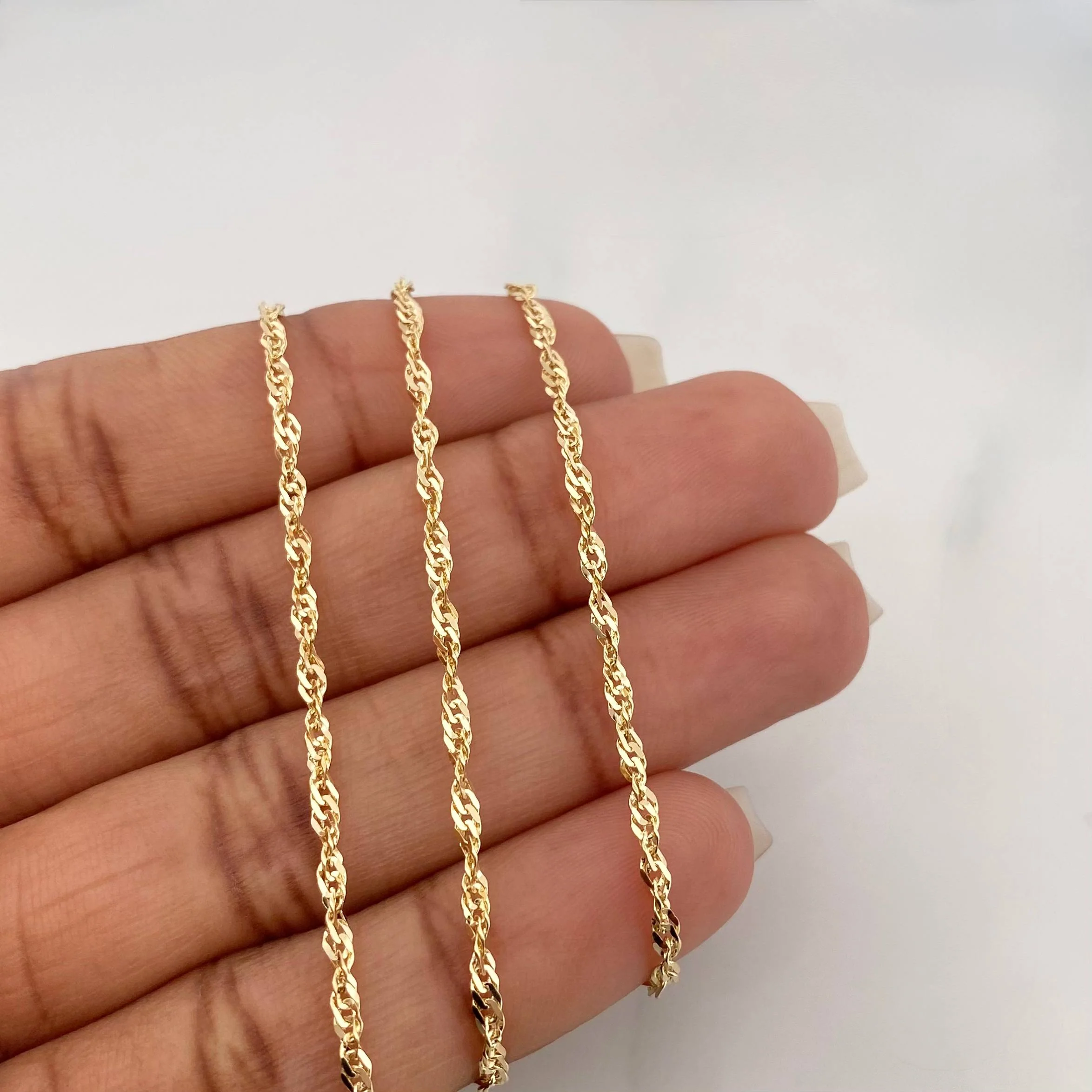 Cadena Singapur 4.65 g / 50 cm / 1.95 mm Oro Amarillo 18K - Image 4
