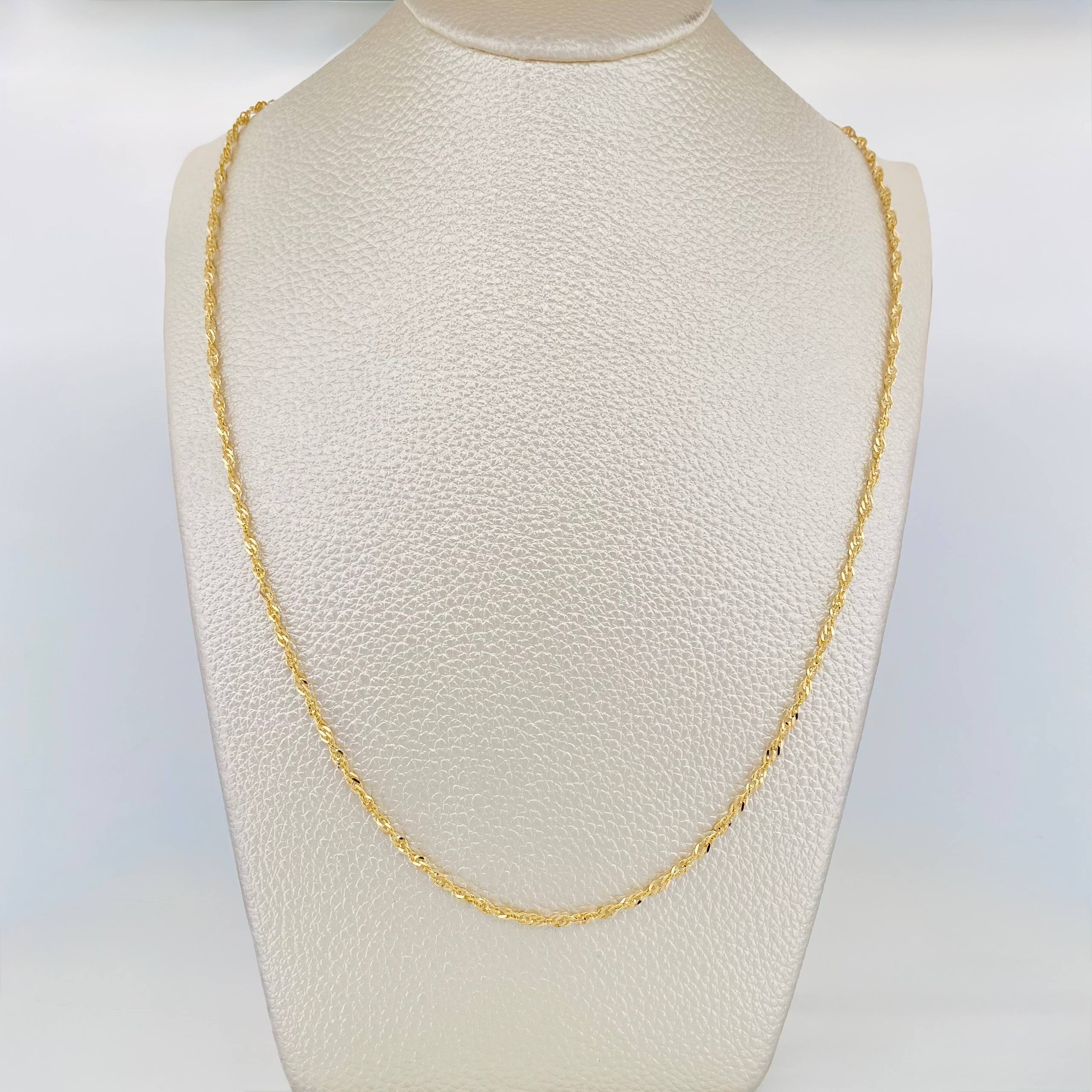 Cadena Singapur 4.65 g / 50 cm / 1.95 mm Oro Amarillo 18K - Image 5