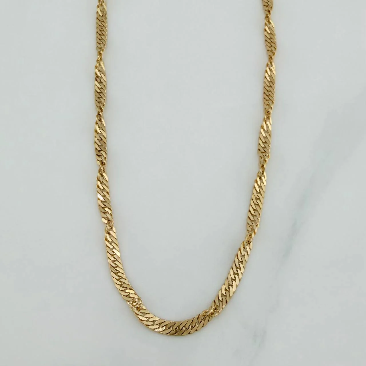 Cadena Singapur 9.85 g / 61 cm / 2.3 mm Oro Amarillo 18K