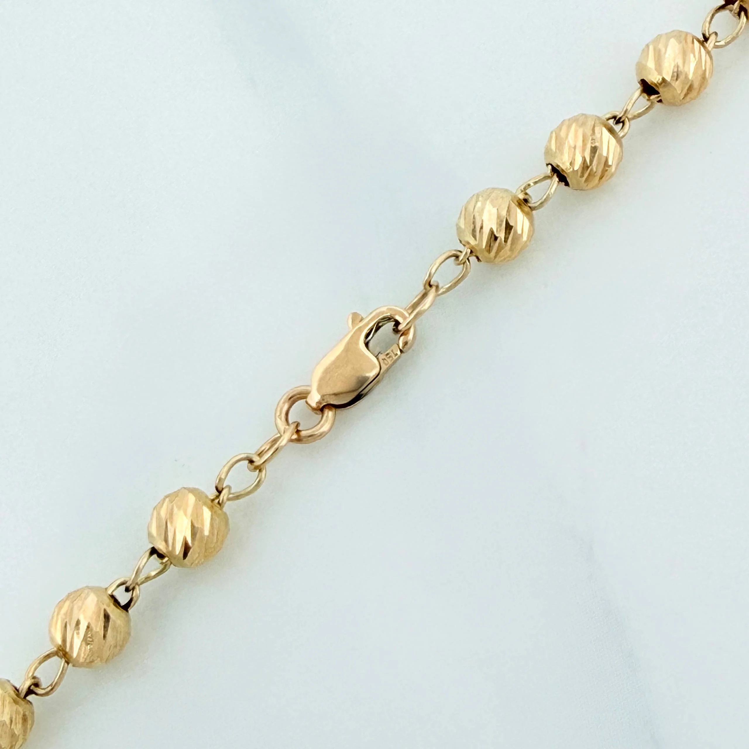 Cadena Tipo Militar 9.6g / 51cm / 3.98mm Oro Amarillo 18K - Image 3