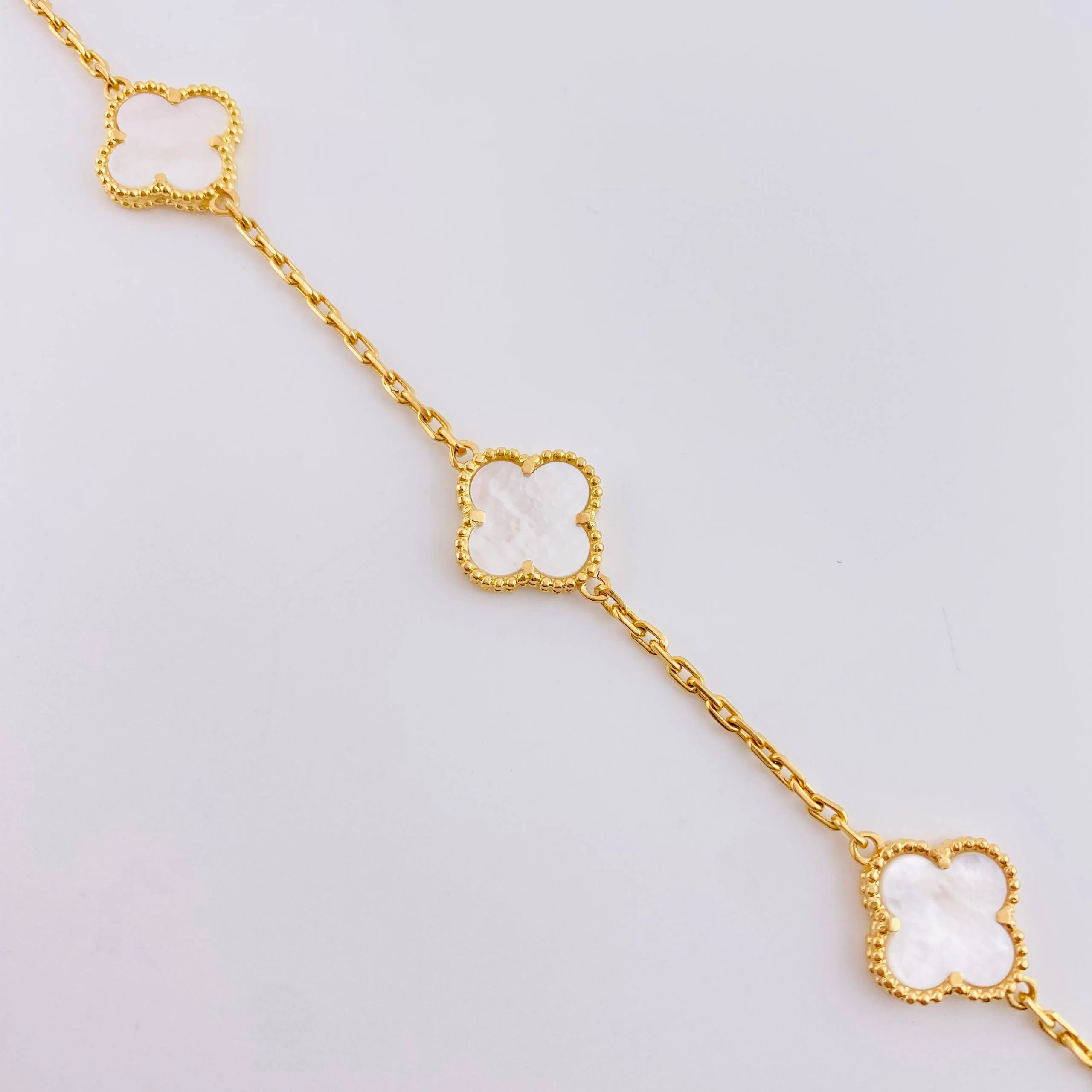 Cadena Trebol Aro Seguido 23.3gr / 40cm / 2.15mm Oro Amarillo Nac.Esp. 18K * - Image 3