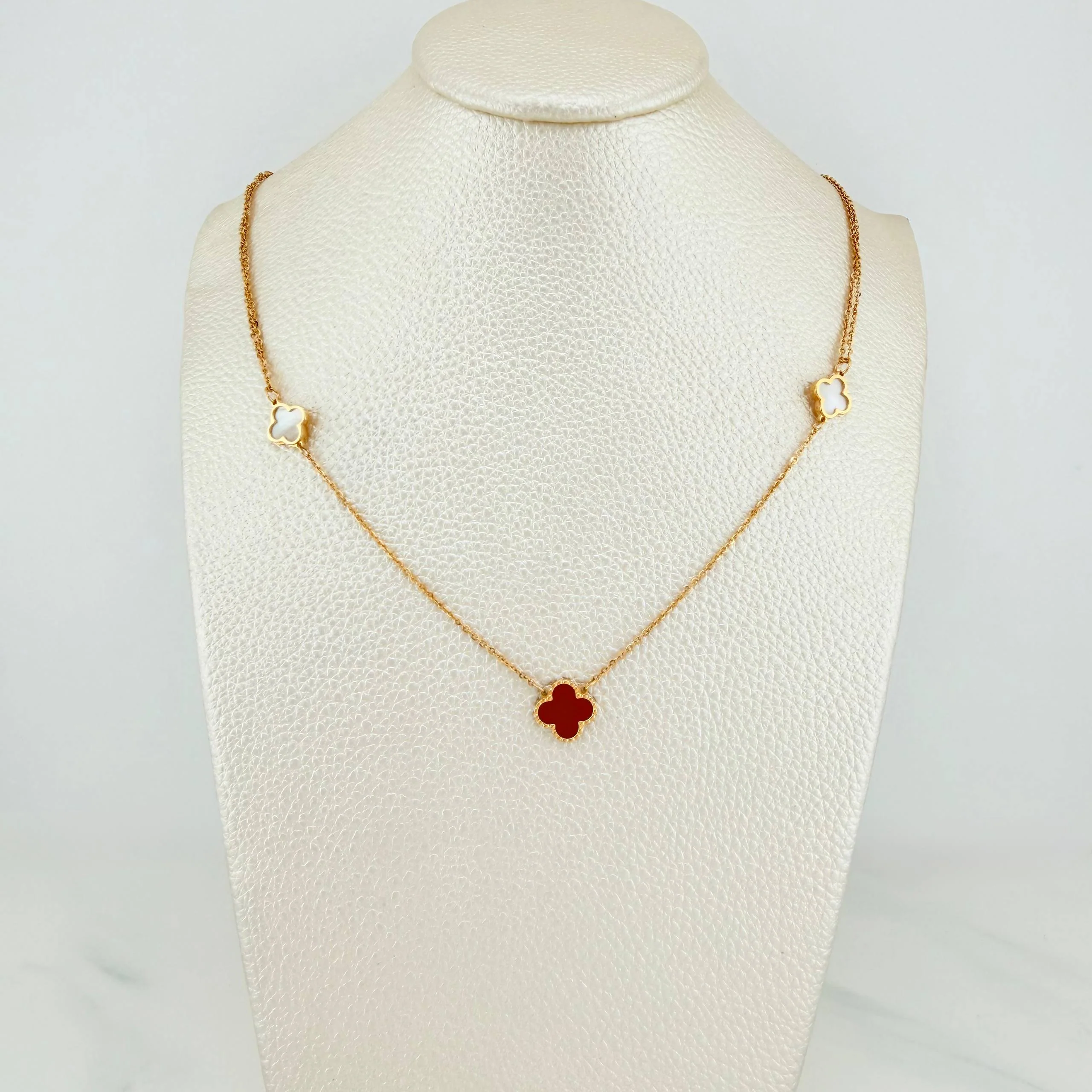 Cadena Trebol Aro Seguido 4.25 g / 45 cm / 0.6 mm Oro Amarillo 18K - Image 6