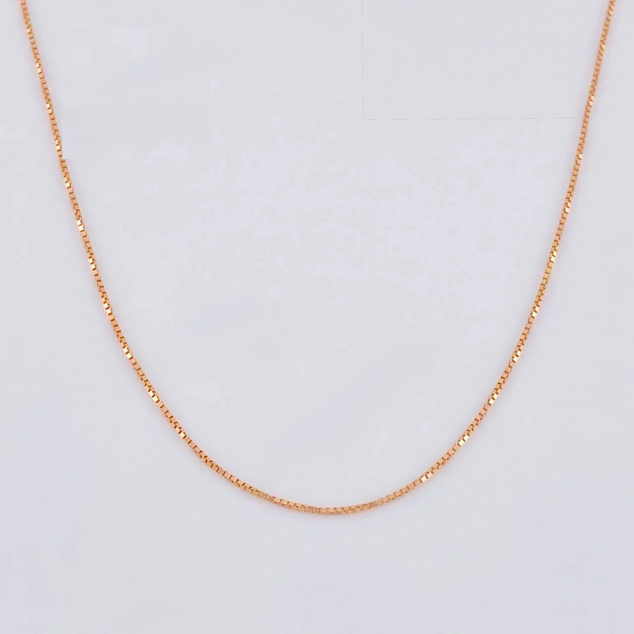 Cadena Veneciana 1.05 g / 50.3 cm / 0.8 mm Oro Rosa 18K