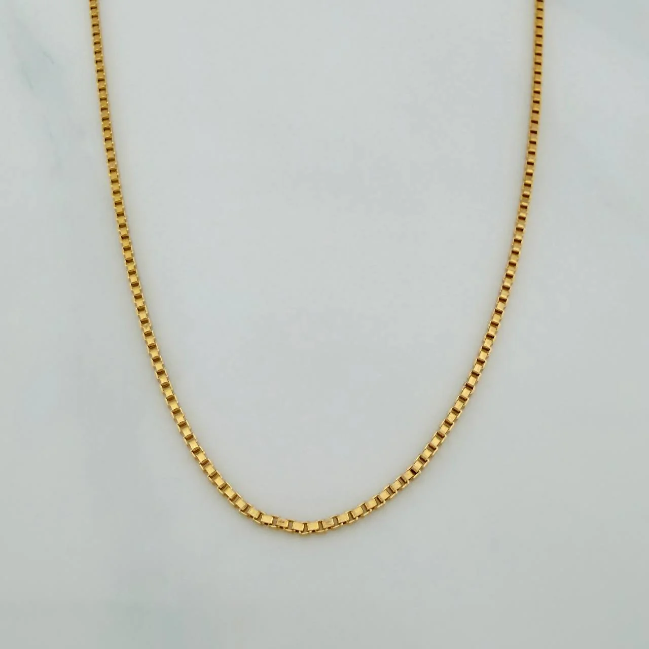 Cadena Veneciana 1.8gr / 60cm / 0.8mm Oro Amarillo +3 18K $ - Image 2