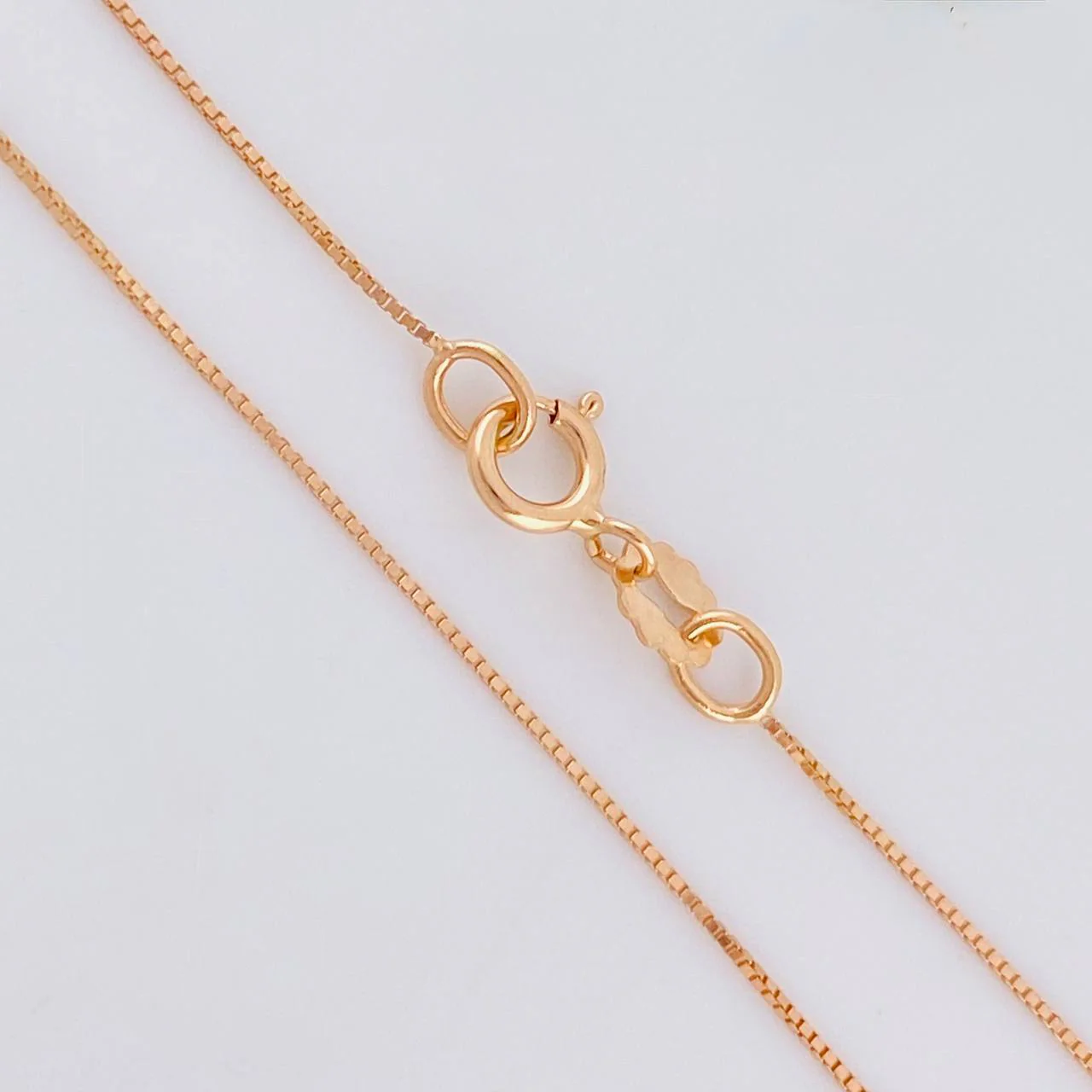 Cadena Veneciana 1 g / 50.1 cm / 0.8 mm Oro Rosa 18K - Image 4