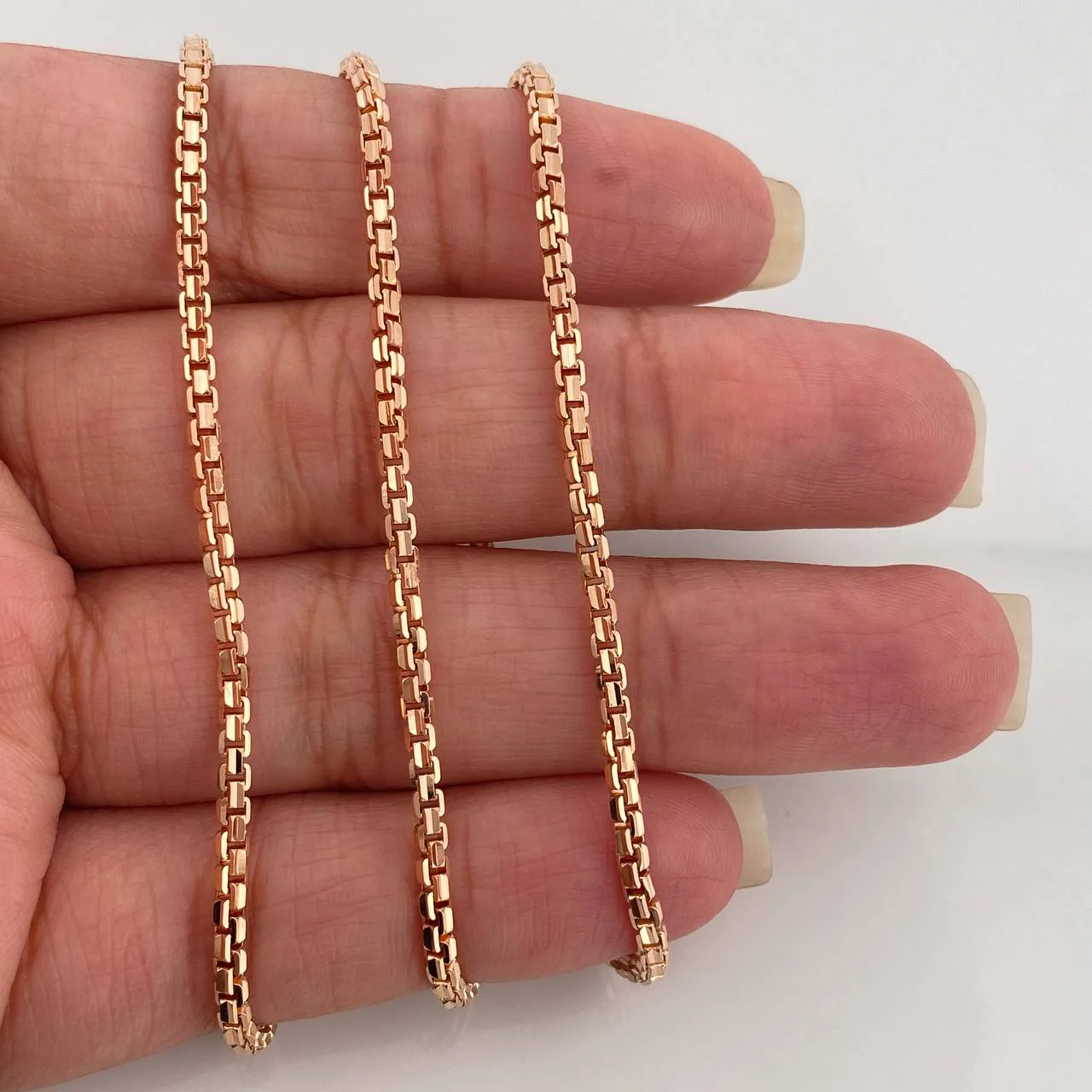 Cadena Veneciana 12.25 g / 50 cm / 1.7 mm Oro Rosa 18K - Image 4