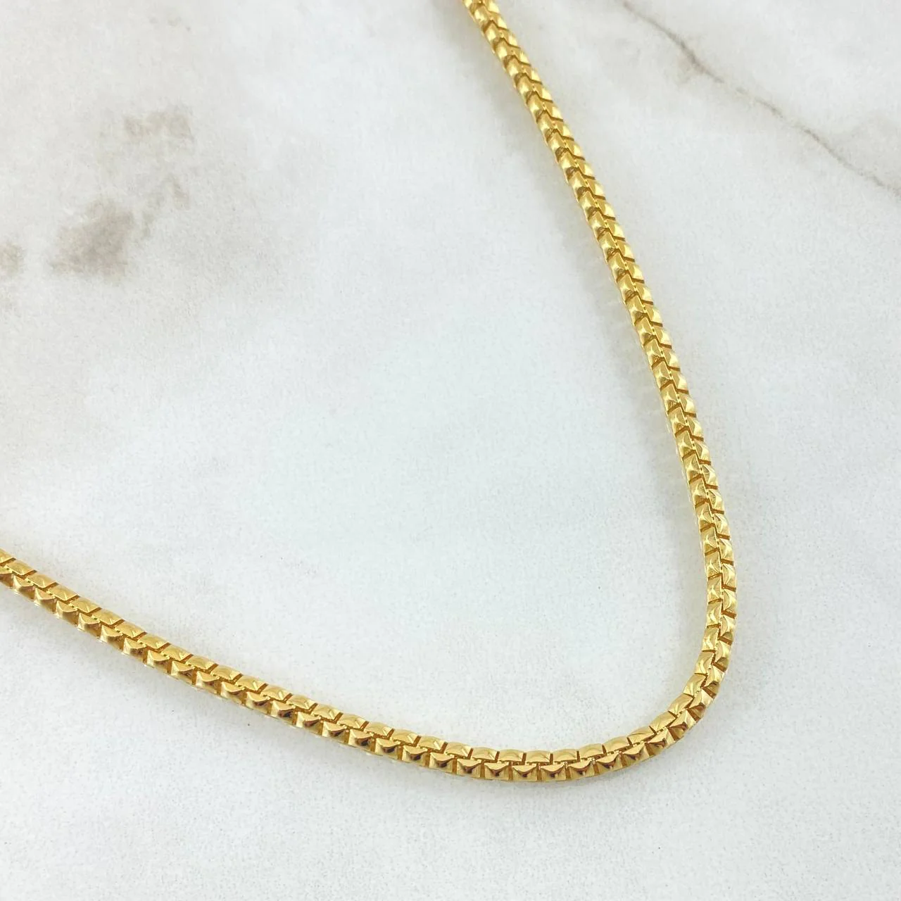 Cadena Veneciana Cubicular Monaco 15.45 g / 63.1 cm / 2.9 mm Oro Amarillo 18K
