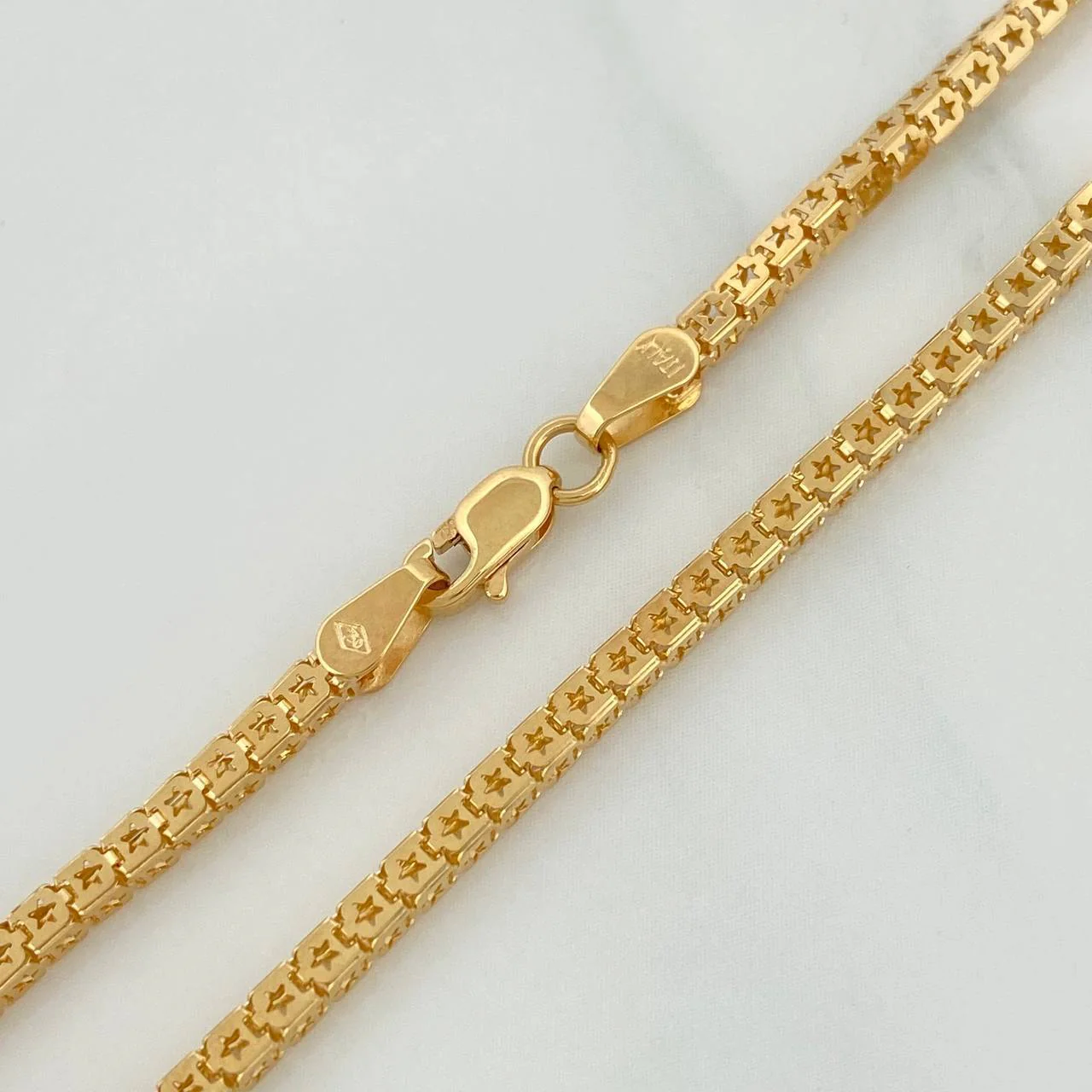 Cadena Veneciana Estrellas 8.15 g / 49.7 cm / 2.1 mm Oro Amarillo 18K - Image 4