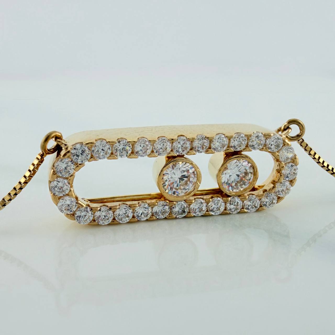 Cadena Veneciana MSK 3.5gr / 47.2cm / 0.53mm Oro Amarillo +4 18K % - Image 2