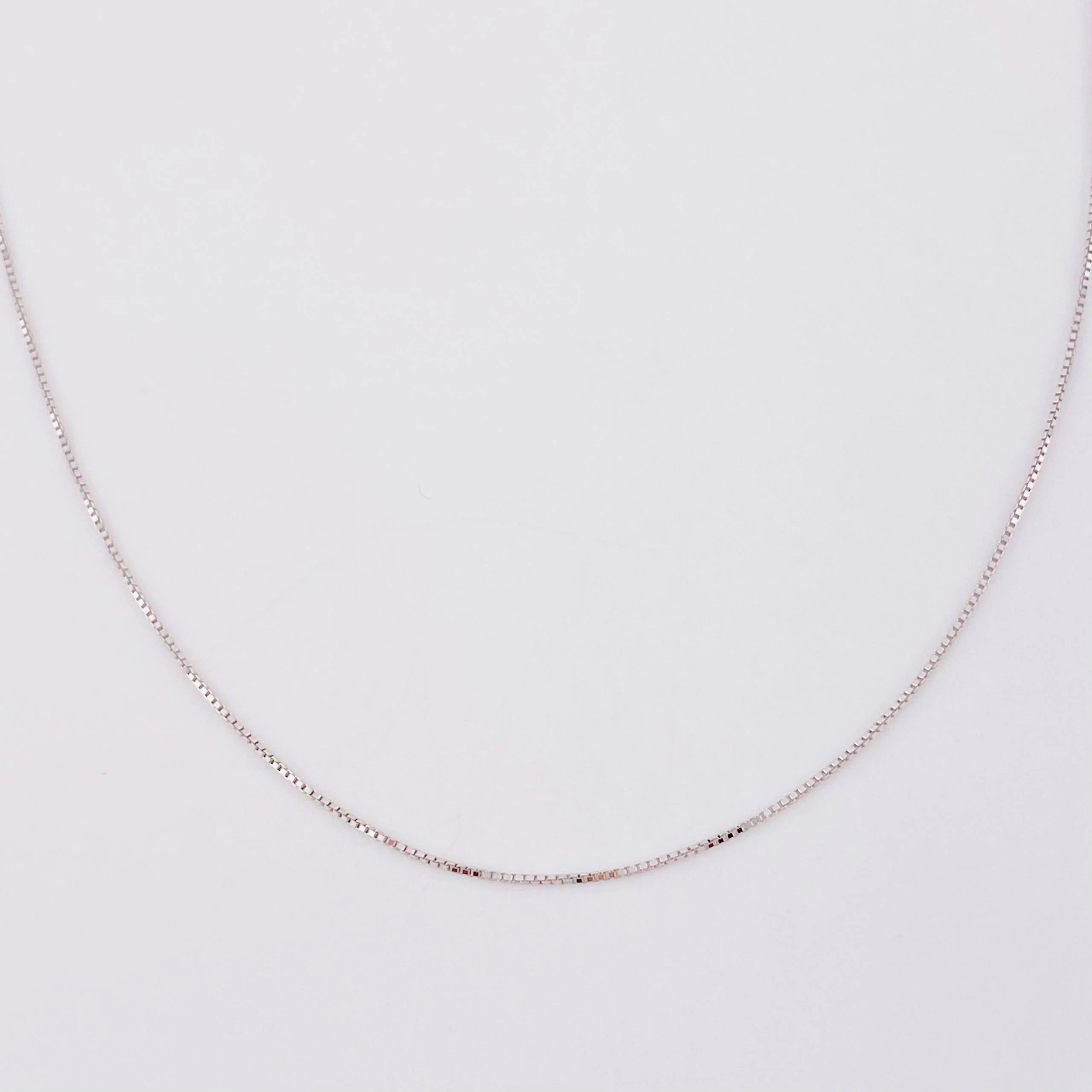 Cadena Venenciana 1.2 g / 40 cm / 0.6 mm Oro Blanco 18K