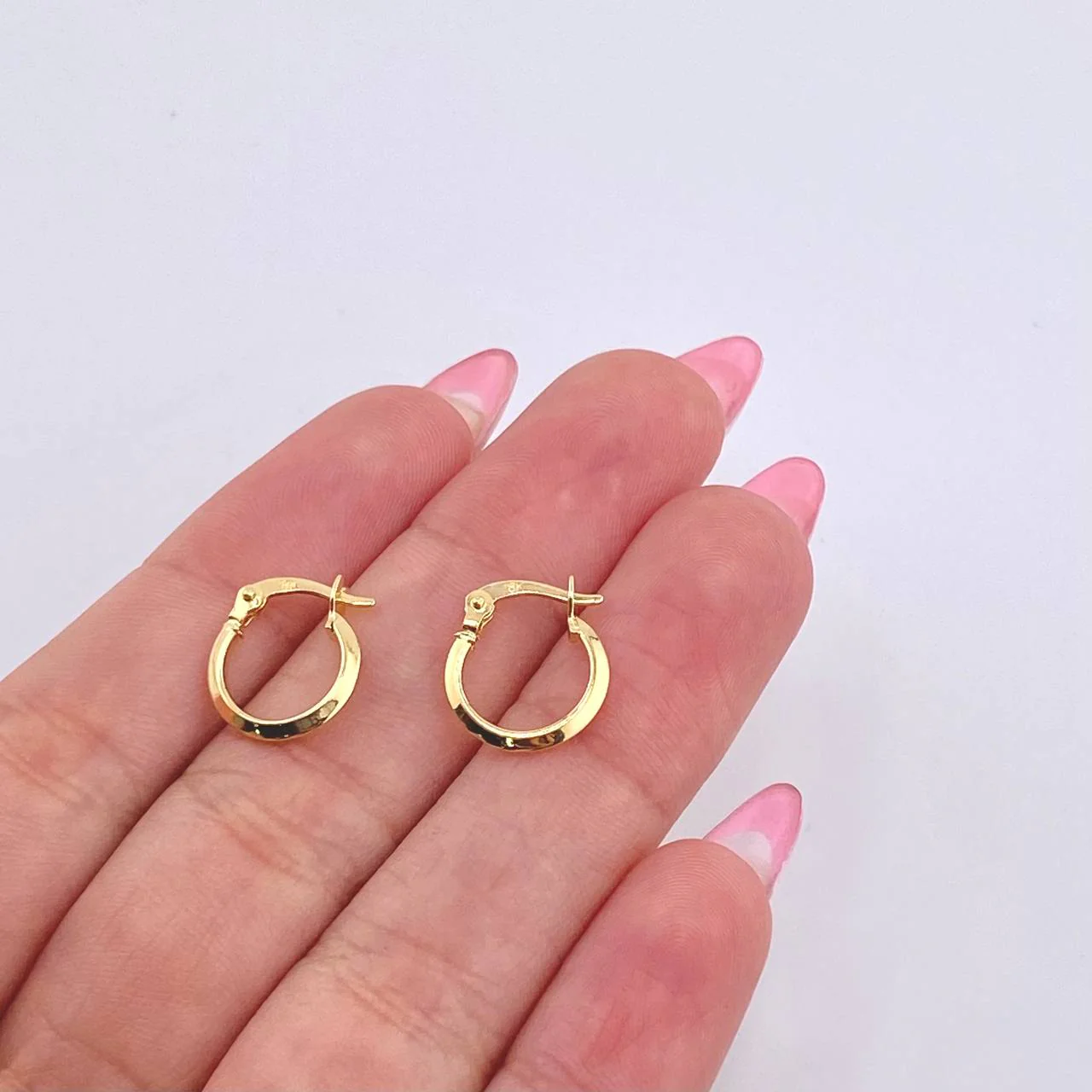Candongas Clau 1.05 g / 2 cm Oro Amarillo 18K - Image 4