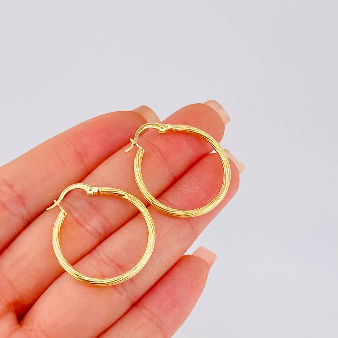 Candongas Arielle 1.45gr / 2.6cm / Oro Amarillo 18K - Image 5