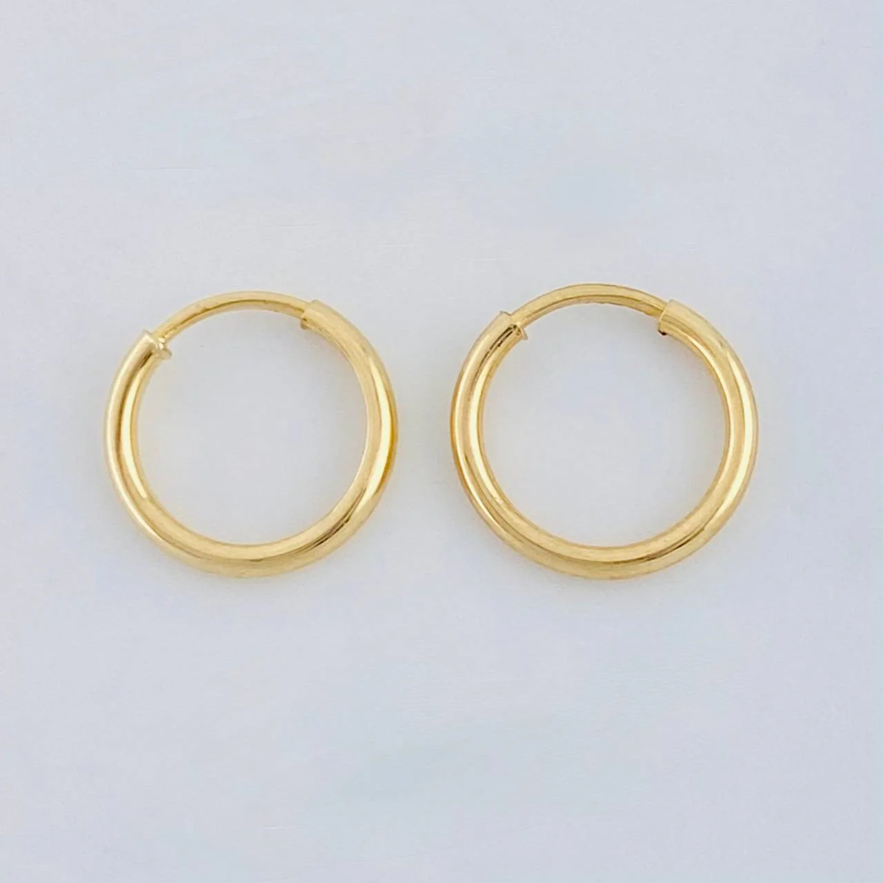 Candongas Aro 0.4 g / 0.8 cm Oro Amarillo 18K