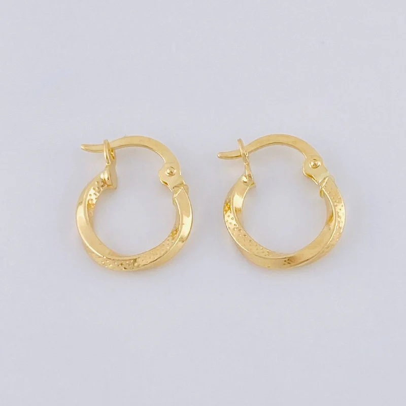 Candongas Asby 0.85 g / 1.5 cm Oro Amarillo 18K