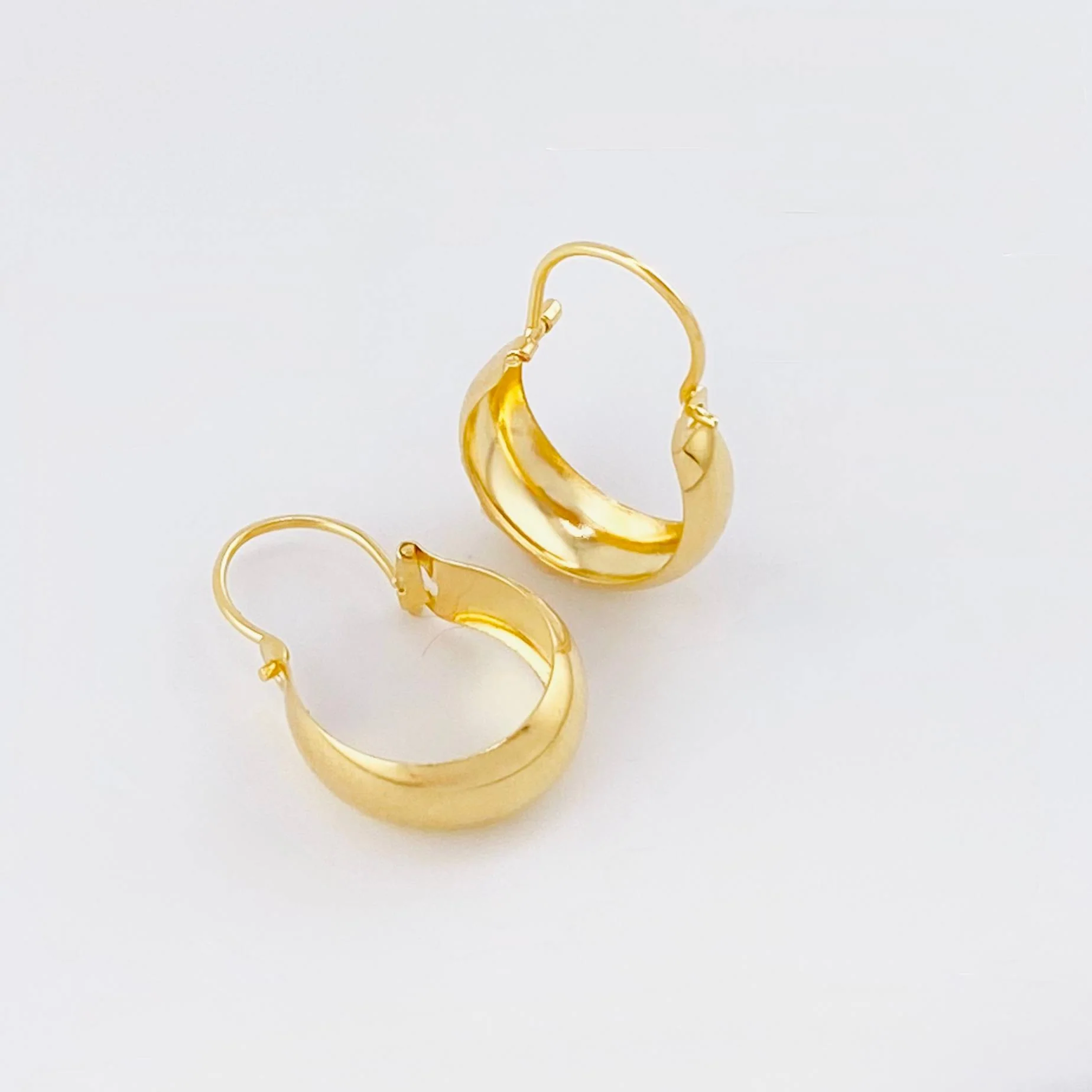 Candongas Ash 0.85gr / 1.8cm / Oro Amarillo 18K *