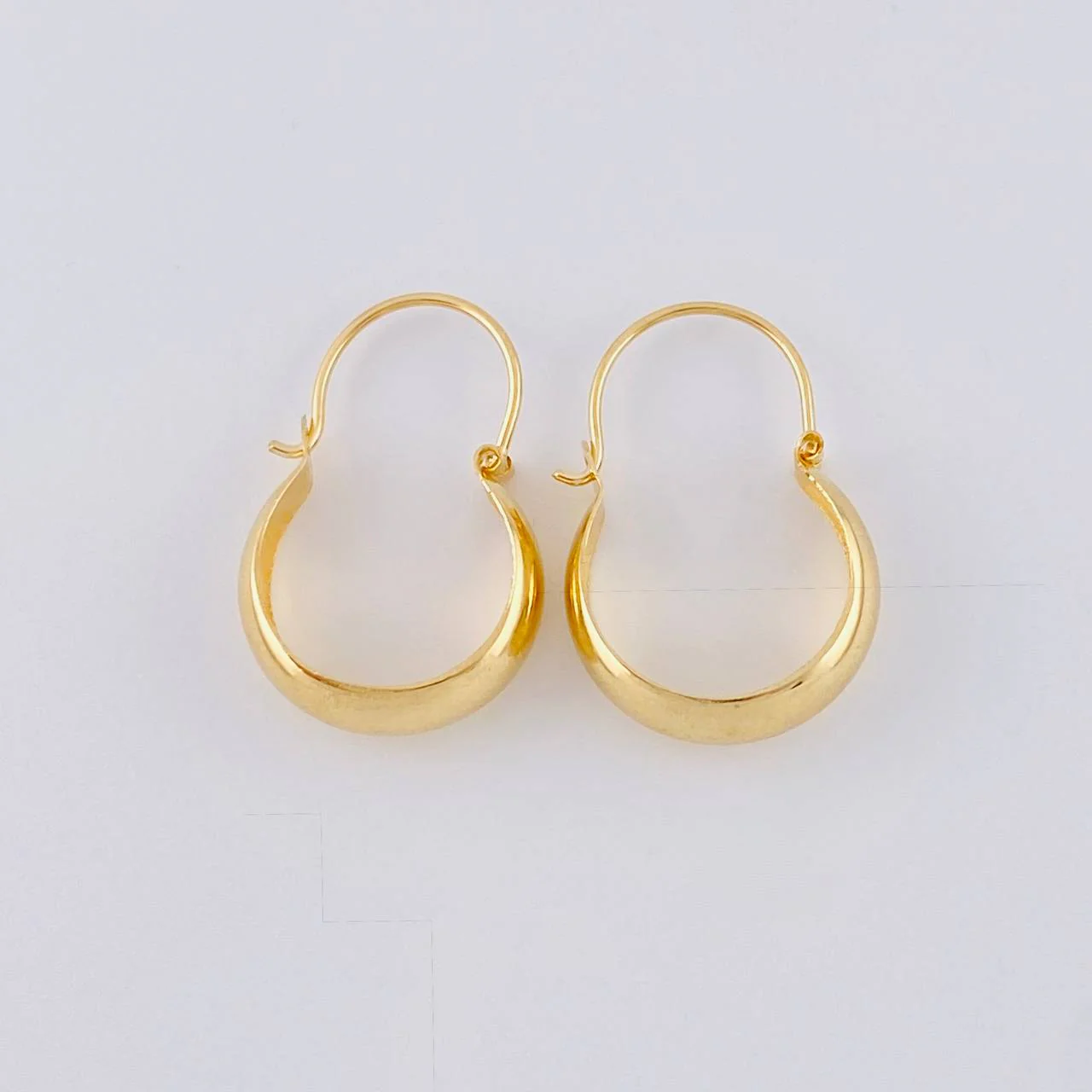 Candongas Ash 0.9 g / 2 cm Oro Amarillo 18K - Image 2