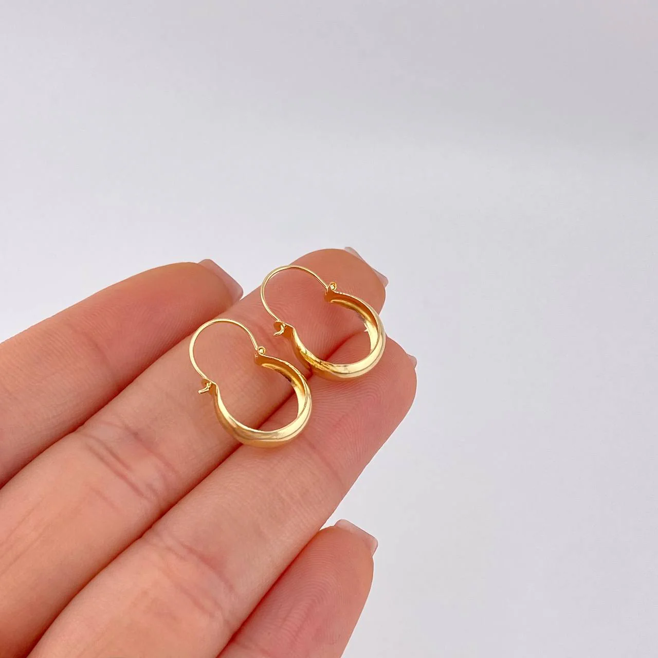 Candongas Ash 0.9 g / 2 cm Oro Amarillo 18K - Image 4