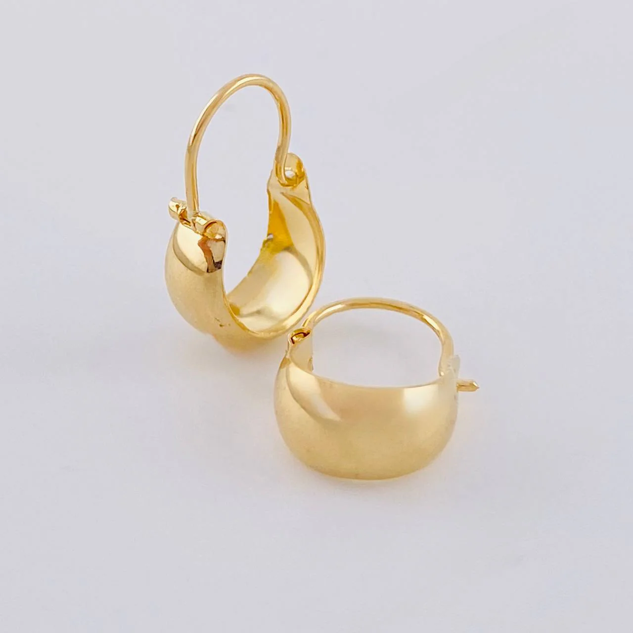 Candongas Ash 0.6 g / 1.5 cm Oro Amarillo 18K