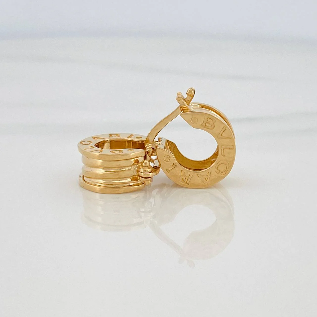 Candongas Bv  4.7gr / 1.3cm / Oro Amarillo 18K & - Image 4