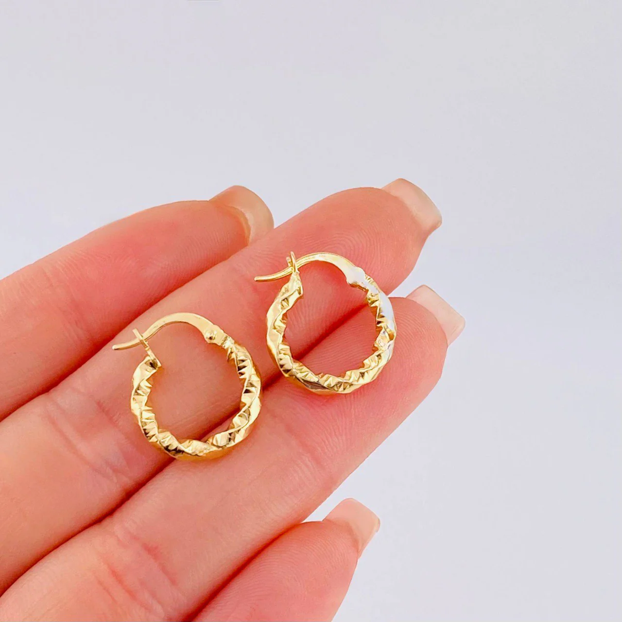Candongas Carlota 1.55 g / 1.9 cm Oro Amarillo 18K - Image 5