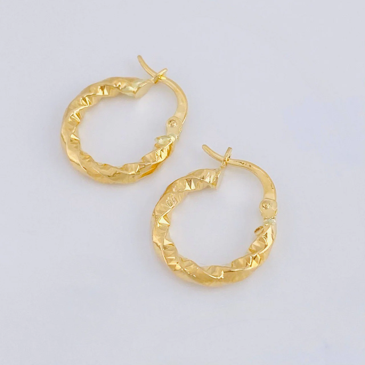 Candongas Carlota 1.55 g / 1.9 cm Oro Amarillo 18K - Image 3