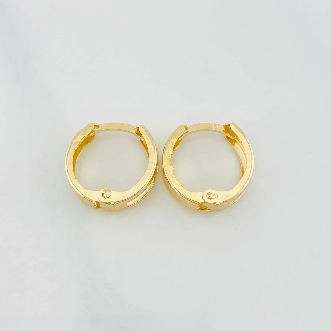 Candongas Carril 1.4 g / 1.3 cm Oro Amarillo 18K
