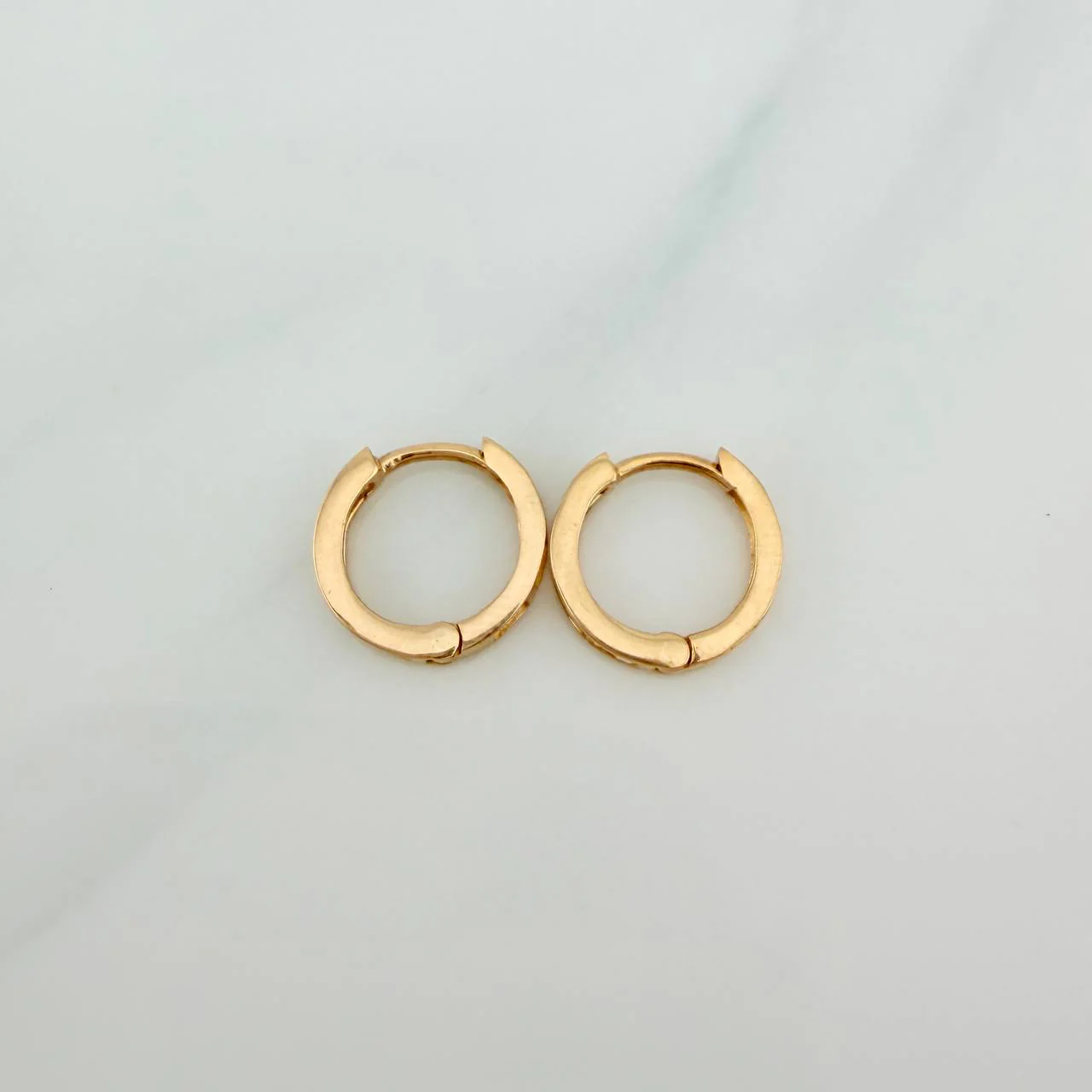 Candongas Carril 1.65gr / 1cm / Oro Amarillo 18K &