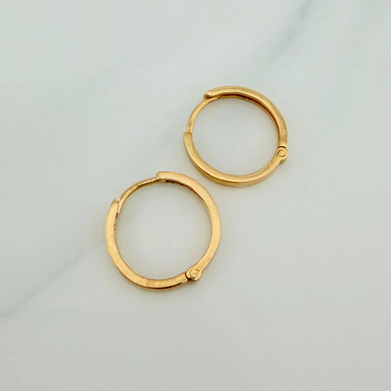 Candongas Carril 3.05gr / 1.7cm / Oro Amarillo 18K % - Image 4
