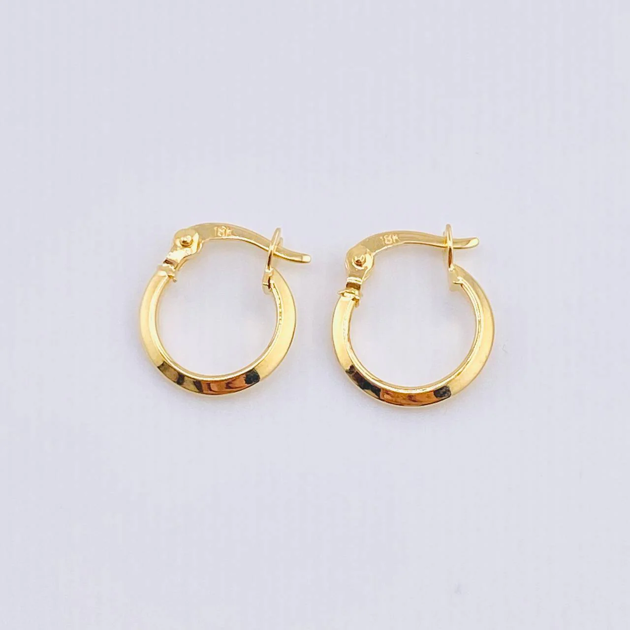 Candongas Clau 0.85 g / 1,6 cm Oro Amarillo 18K - Image 2